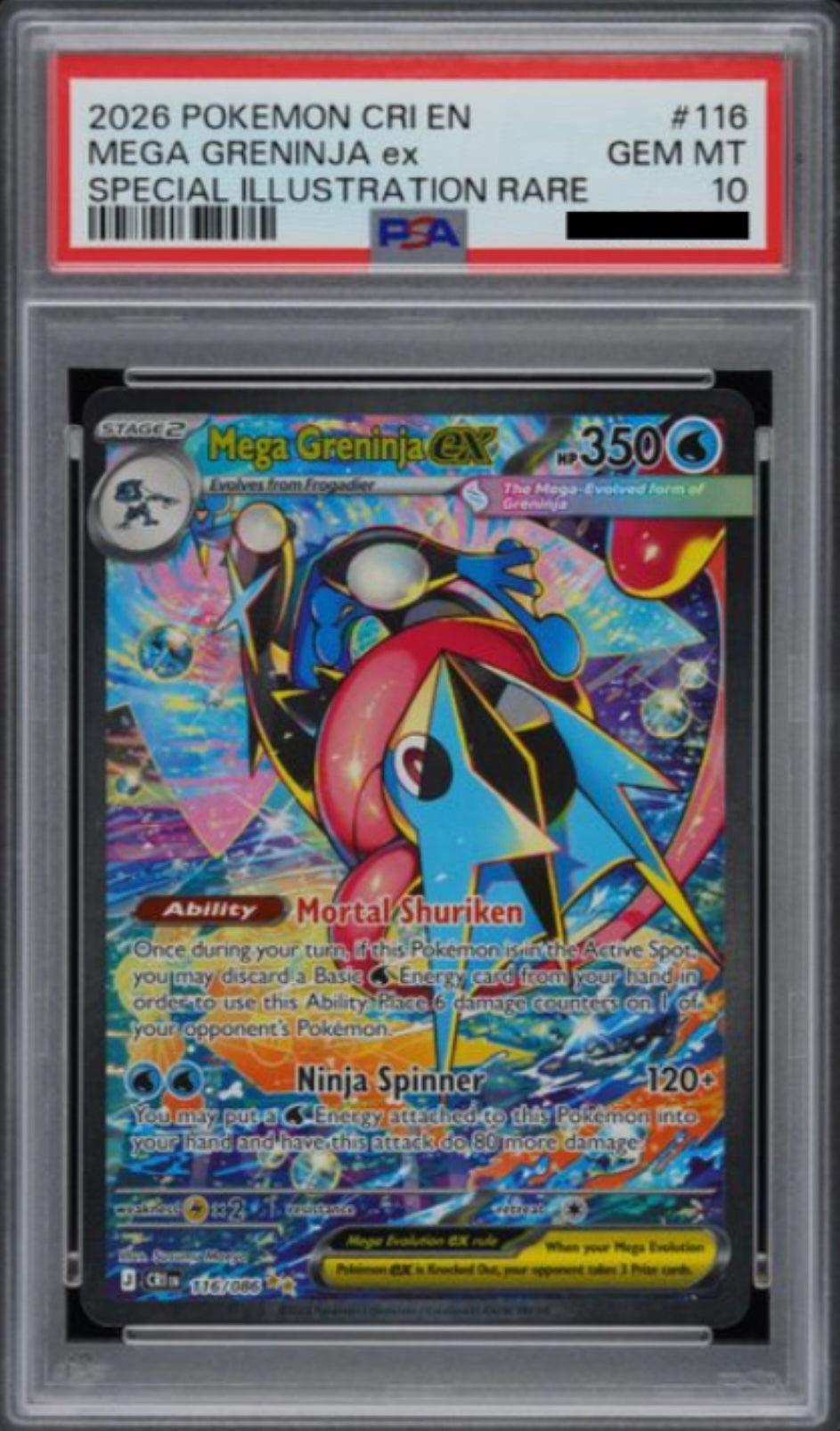 Mega Graninja EX PSA 10