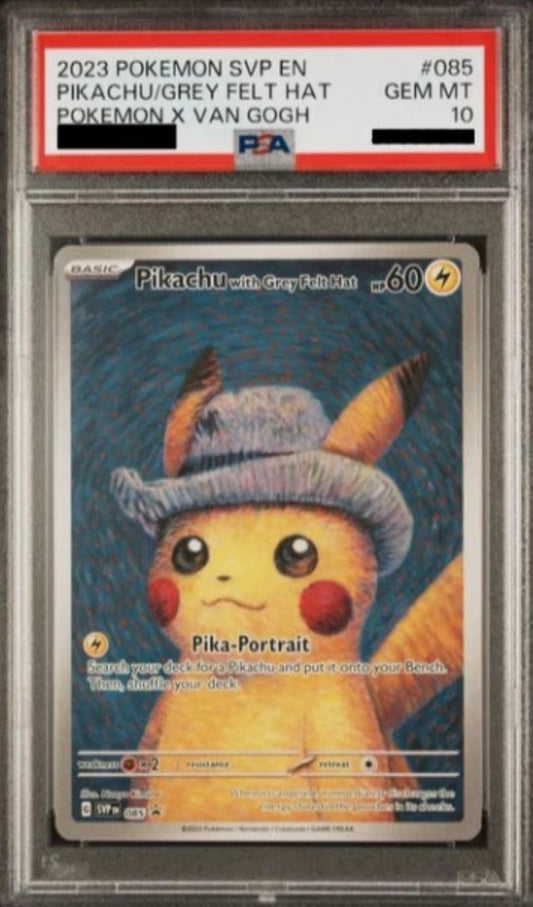 Pikachu with Grey Felt Hat PSA 10